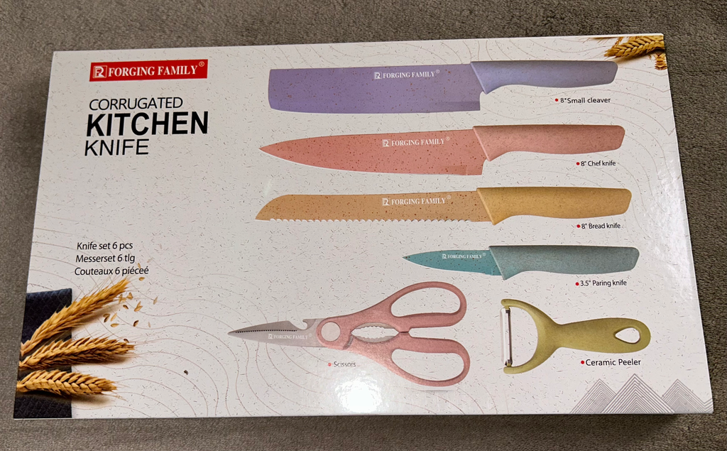 Conjunto de Facas Coloridas