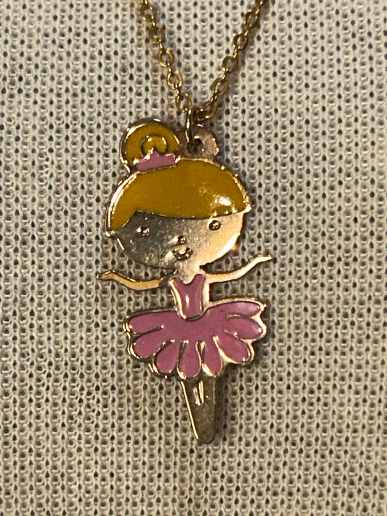 Gargantilha Bailarina Rosa