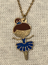 Gargantilha Bailarina Azul