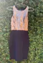 Vestido Preto com Dourado Colcci