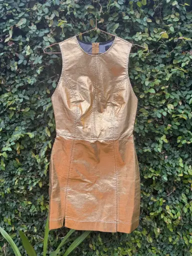 Vestido Dourado Colcci