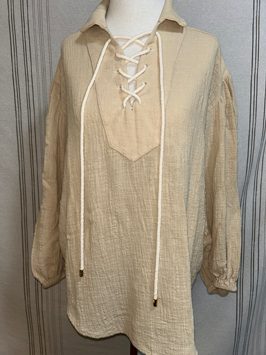 Blusa Caqui Mixed