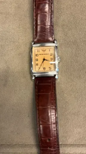 Relógio Empório Armani Marrom