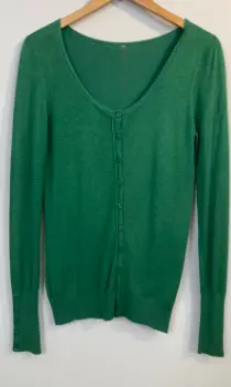 Cardigan Verde Básico