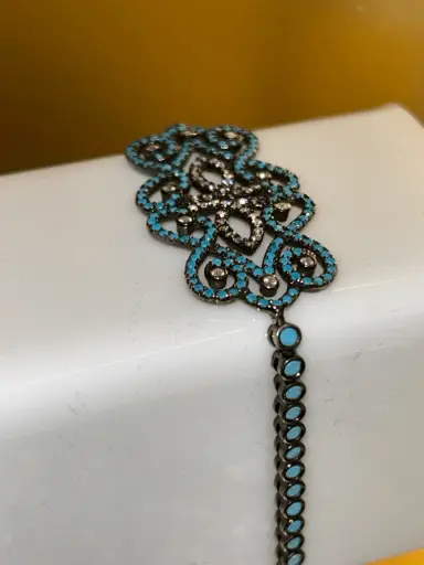 Pulseira Arabesco Turquesa
